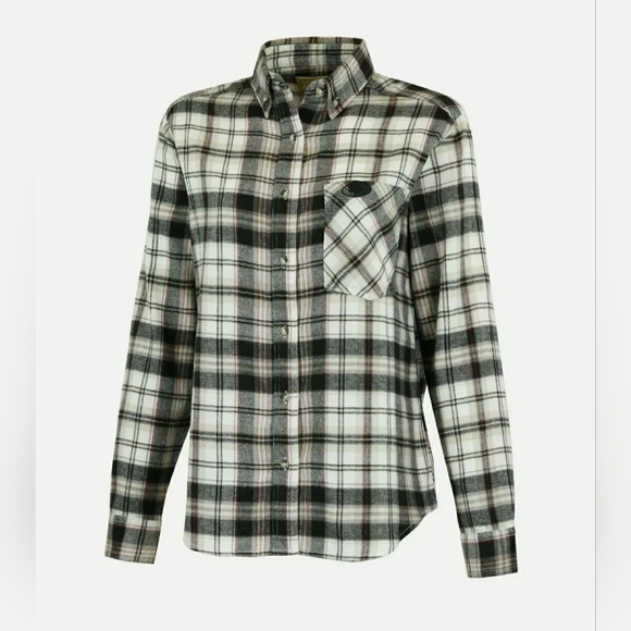 Mossy Oak Women's Flannel Buffalo Plaid  Shirt  Size XL - Picture 3 of 12